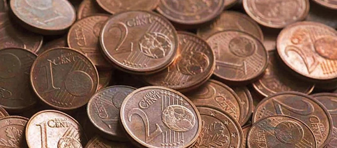 «Παρελθόν» τα 19,99€; - Στο τέλος του 2021 η απόφαση για την κατάργηση των νομισμάτων του 1 και 2 λεπτών